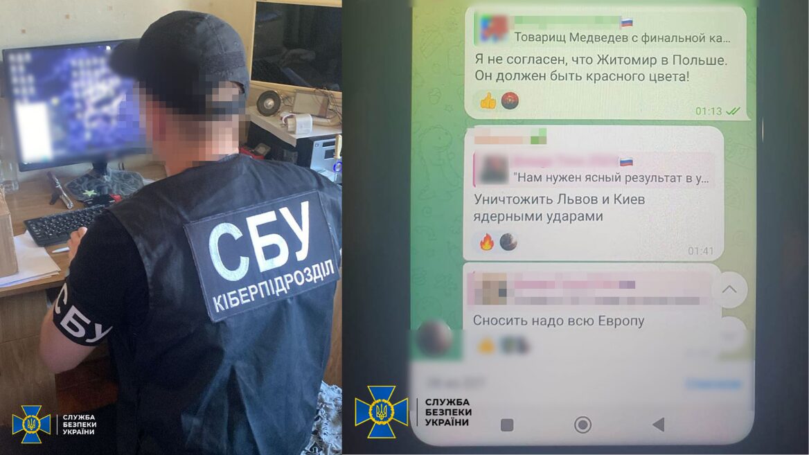 СБУ викрила в Житомирі 53-річного айтівця: очікував на окупацію міста та виправдовував агресію рф