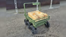 The Defense Forces received a wheeled hexodrone The Defense Forces received a wheeled hexodrone