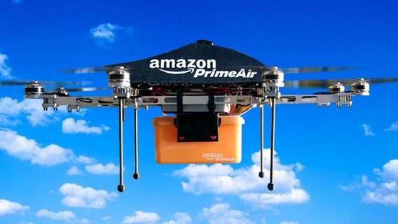 Amazon запускает доставку товаров дронами