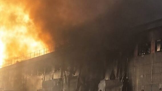 As a result of the Russian attack, the sorting terminal of Nova Poshta in Poltava was destroyed