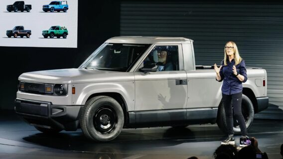 Jeff Bezos-backed startup plans to start producing electric pickup trucks by the end of the year