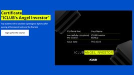 ICLUB запускает образовательный курс для начинающих ангельских инвесторов. Он стоит $400, но бесплатный для участников клуба
