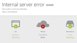 UPD. Cloudflare said the issue was resolved. The company attributed the outage to an 