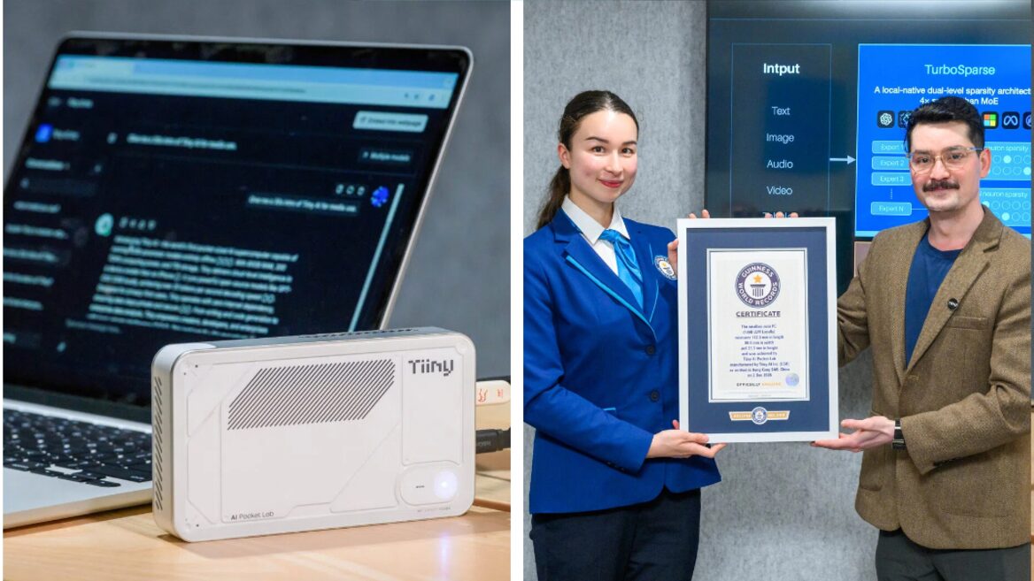 Найменший у світі міні ПК здатний запускати LLM зі 120 млрд параметрів: його довжина лише 142 мм