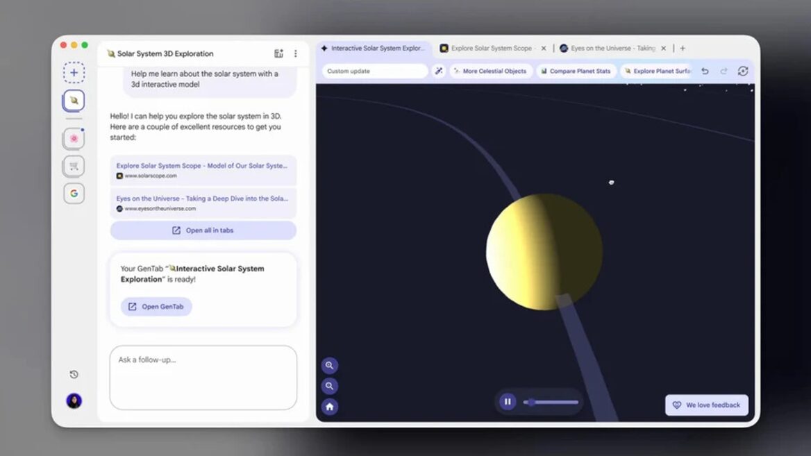 Google створила ШІ-браузер Disco для вайбкодингу мінізастосунків під кожен запит користувача