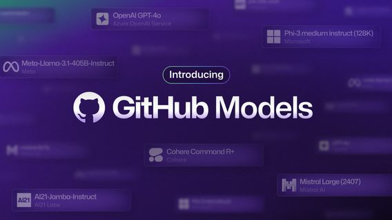 GitHub представив GitHub Models — маркетплейс моделей машинного навчання