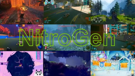 NitroGen is a new open-source AI model that can play over 1,000 games