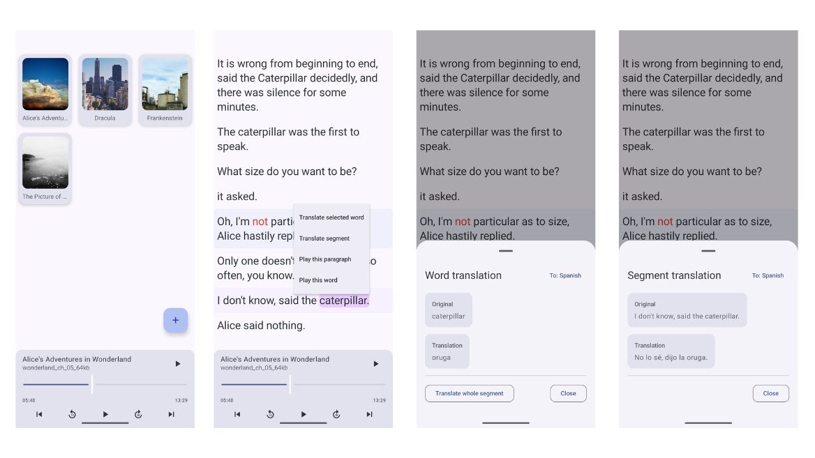 Українець створив аудіоплеєр який транскрибує та перекладає аудіокниги прямо під час прослуховування