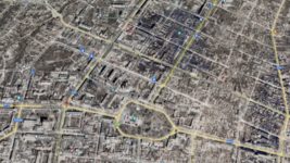 Google Earth Pro показал карту разрушений Мариуполя. Левобережный район похож на дымящуюся сплошную руину