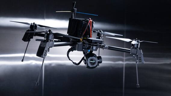 Frontline Robotics introduced the Zoom 3.0 reconnaissance drone with a range of up to 15 km and a payload of up to 3 kg