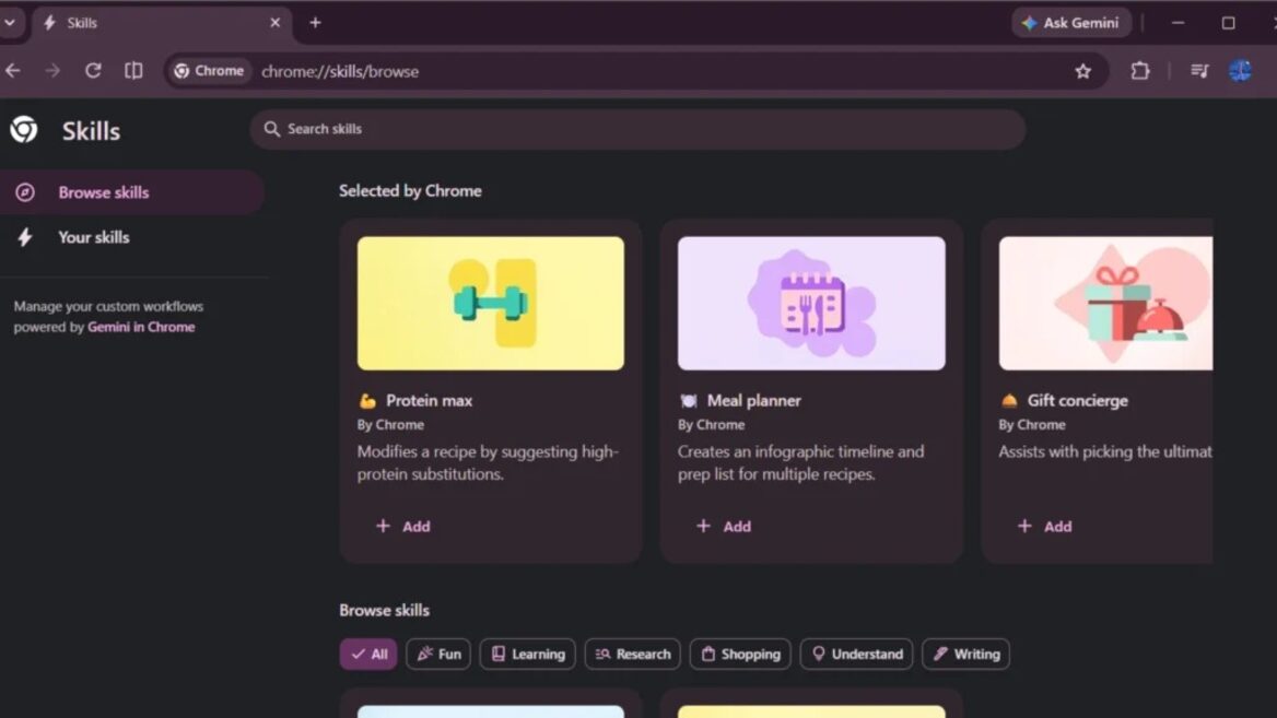 Chrome тестує кнопку вимкнення функцій Gemini після шквалу критики через ШІ-модель на 4 ГБ