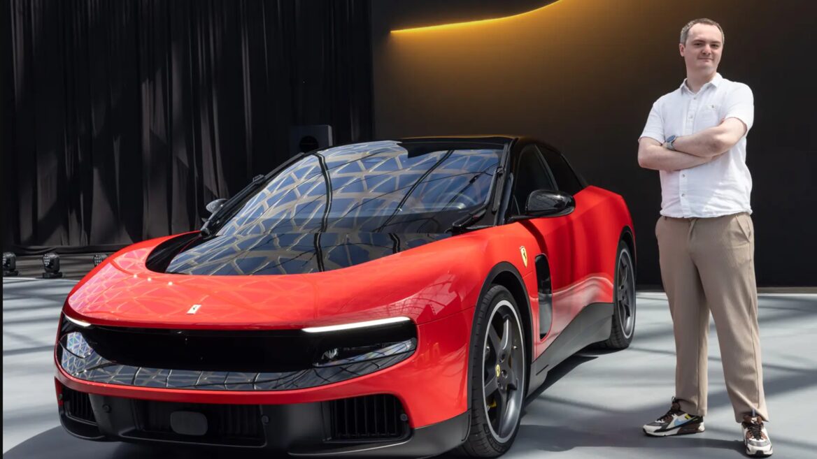 An electric car with a design from the creator of the iPhone and a price of half a million euros. Ferrari showed the first fully electric model Luce