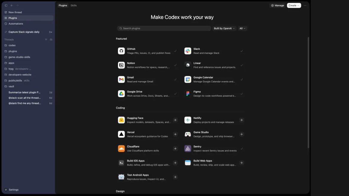 OpenAI запустила Codex Plugins для оптимізації робочих процесів розробників