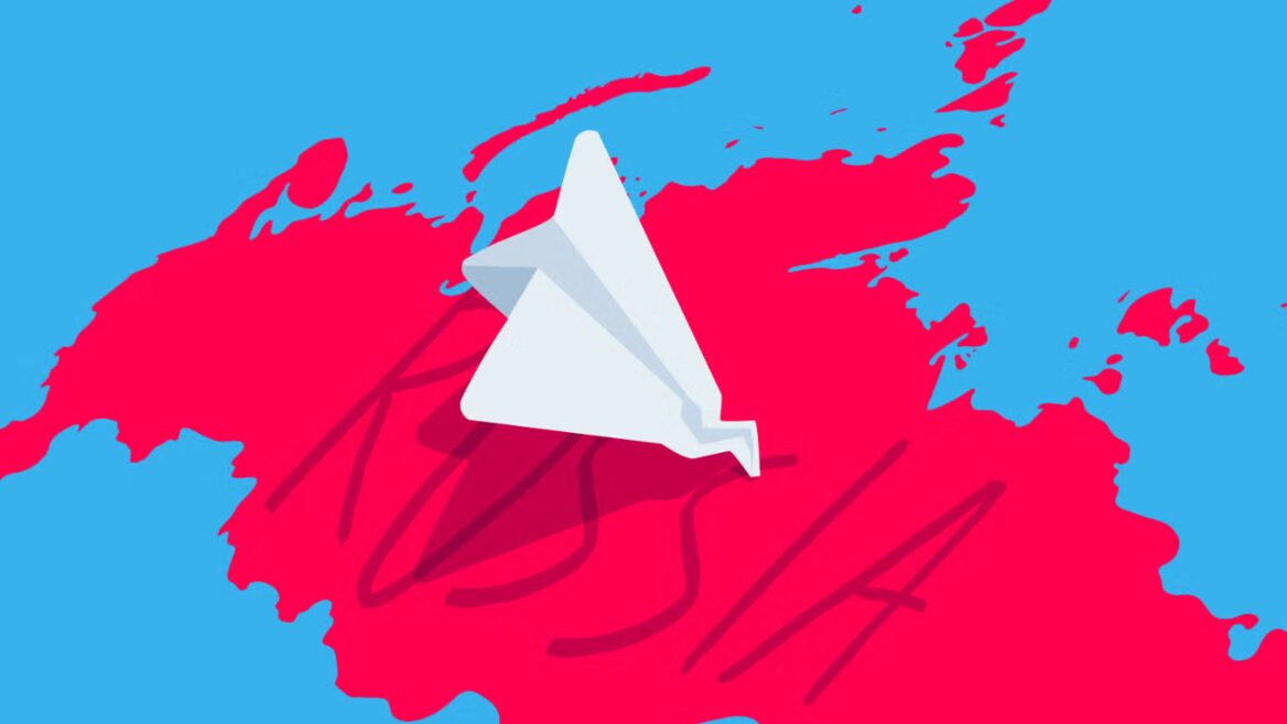 На росії скаржаться що Telegram практично не працює вже кілька днів