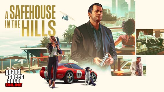 Rockstar повертає Майкла де Санту в GTA Online й запускає оновлення A Safehouse in the Hills із маєтками та конструктором місій