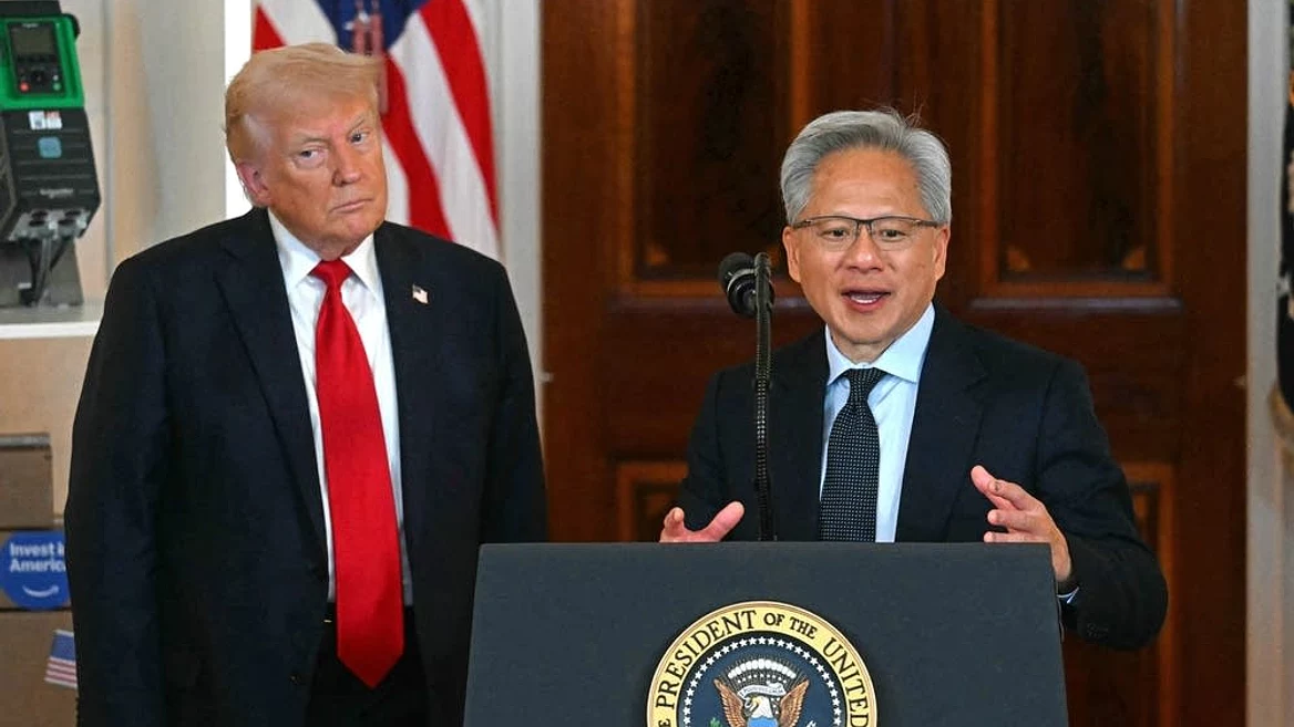 Huang agreed with Trump that AI development should not be slowed down