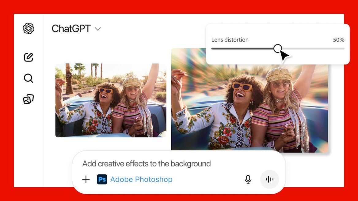 Adobe підключає Photoshop, Acrobat і Adobe Express до ChatGPT і дає користувачам безплатний доступ
