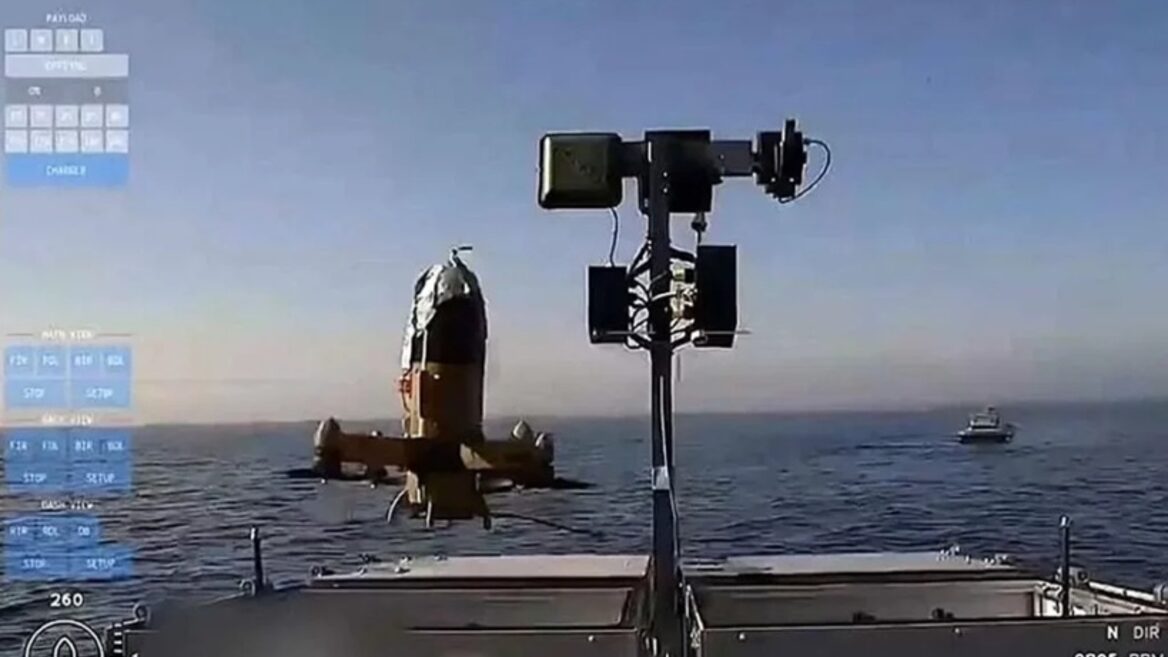 СБС уперше у світі збили «Шахед» дроном-перехоплювачем із морської безпілотної платформи