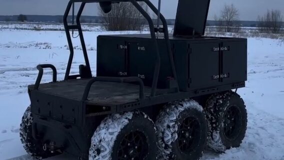Ratel Robotics додала до Ratel H пускову платформу для FPV-дронів на оптоволокні