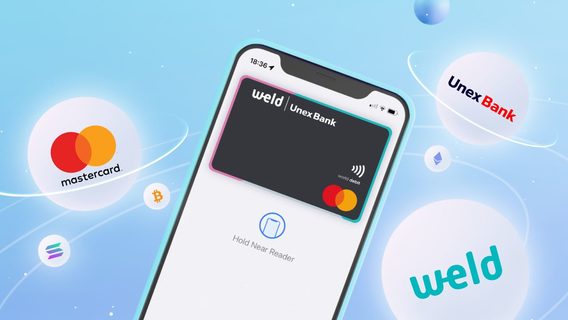 Unex Bank, Mastercard і Weld Money запустили в Україні першу криптовалютну картку