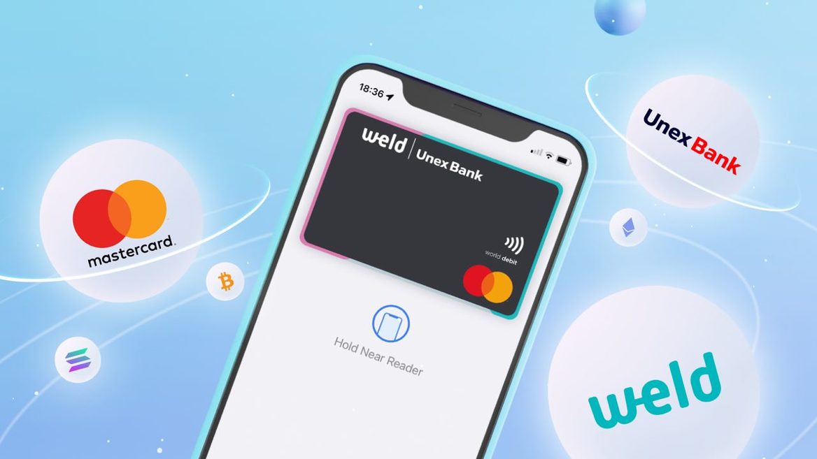 Unex Bank Mastercard і Weld Money запустили в Україні першу криптовалютну картку