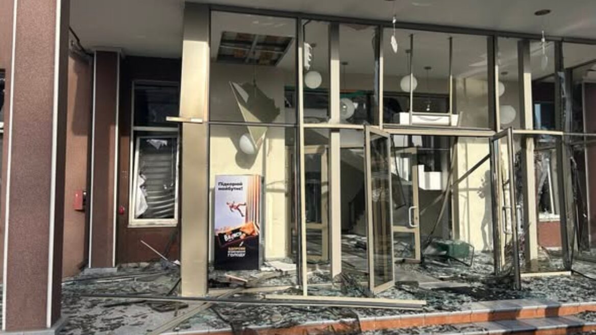 EasyPay's head office was damaged during a hostile attack