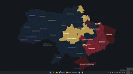 Український айтівець адаптував мапу повітряних тривог під інтерактивні шпалери для робочого столу