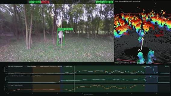The US has developed an autonomous drone with AI that can chase a person in a dense forest