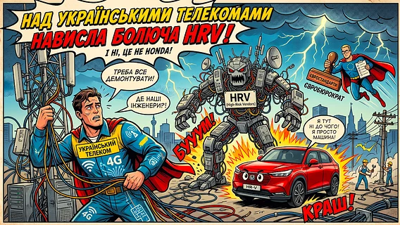 Над українськими телекомами нависла болюча HRV. І ні, це не Honda