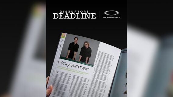 Українська ІТ-компанія HOLYWATER TECH потрапила до списку Deadline Hollywood Disruptors — престижного міжнародного медіа про індустрію розваг