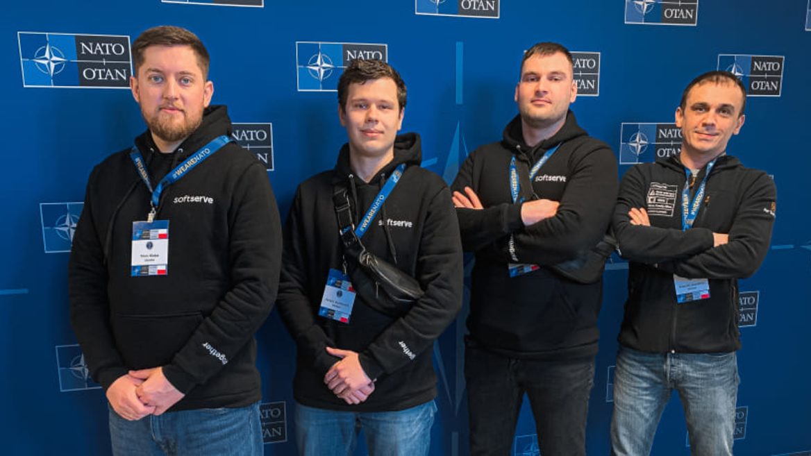 Команда инженеров SoftServe победила в челендже хакатона НАТО. Вот что предложили украинские айтишники