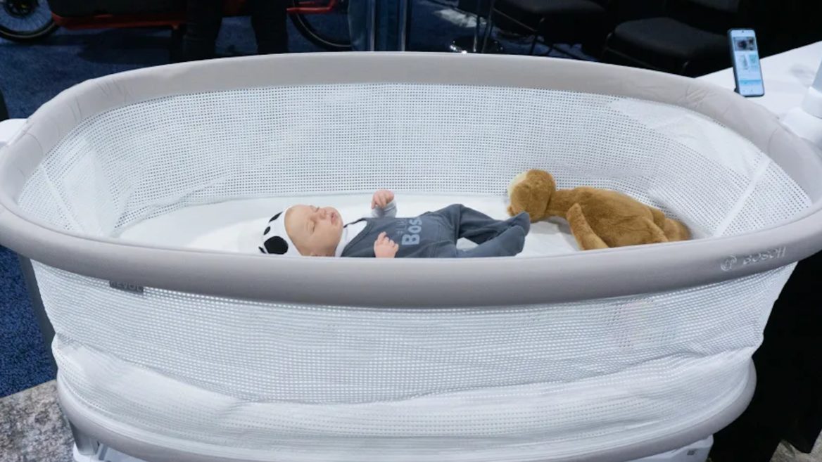 Bosch presented a cradle that uses AI to monitor a child at CES 2025. How does it work and is it available for purchase?