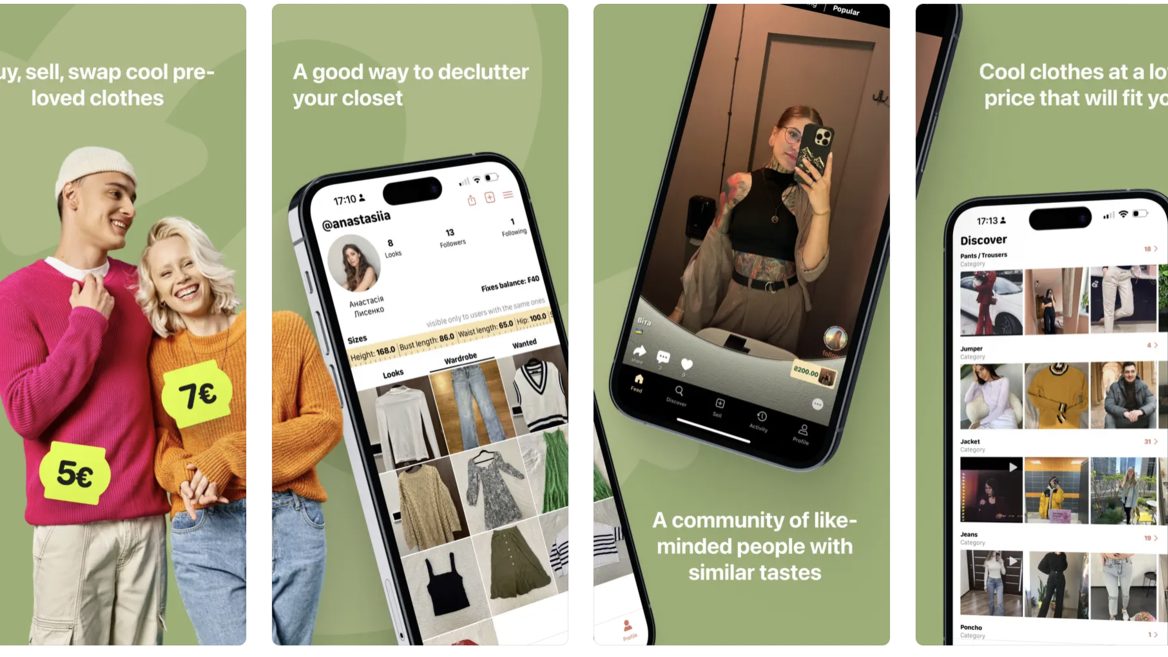 Украинский разработчик создал приложение для продажи подержанных вещей, замиксировав алгоритмы TikTok и разнообразие одежды Shein. Как работает этот экостартап