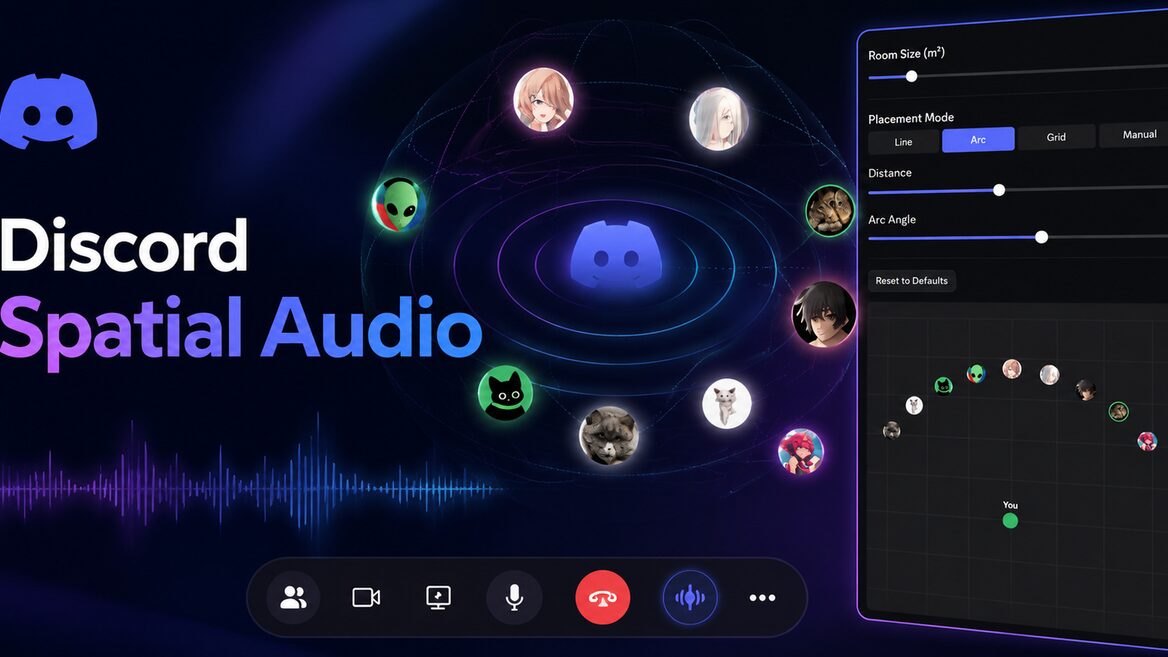 Друзі в Discord стануть ближчі — платформа тестує просторовий звук для голосових чатів