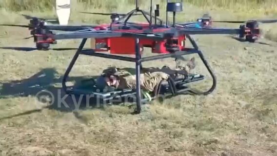 ЗСУ тестують важкі повітряні дрони для евакуації поранених з поля бою