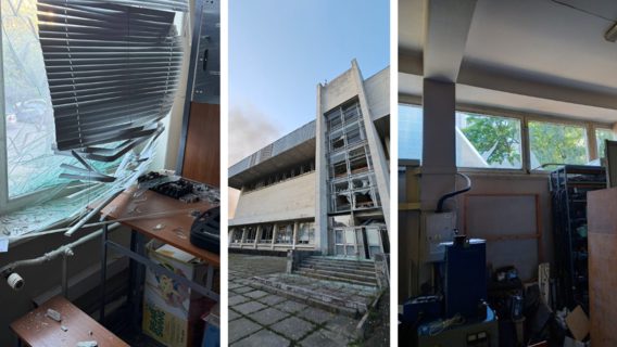 Мільйонні збитки, тисячі кв. м скла, пошкоджені комунікації: 
під час чергової ворожої атаки постраждав КПІ