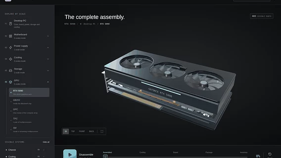 Ukrainian developer launches interactive 3D browser PC Anatomy for studying computer architecture