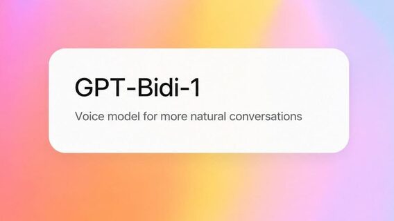 OpenAI готує GPT-Bidi-1 — голосову модель, яка слухає і говорить одночасно
