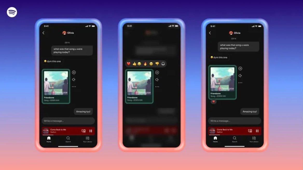 Spotify запускає функцію повідомлень і хоче стати соціальною платформою