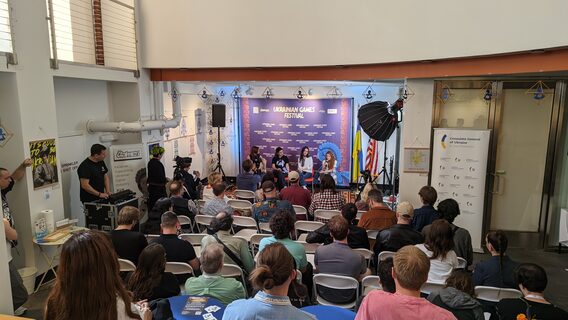 Over 1,000 visitors came to the Ukrainian video game festival in San Francisco