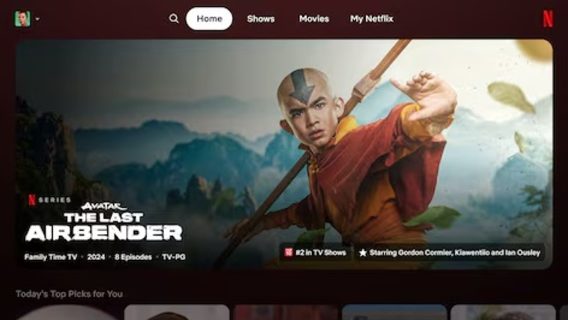 Netflix тестує найбільший редизайн свого телевізійного застосунку за останні 10 років