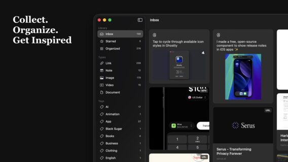 Ukrainian designer created a Quark application for saving links: Ukrainian localization, Pinterest, Instagram and Bluesky