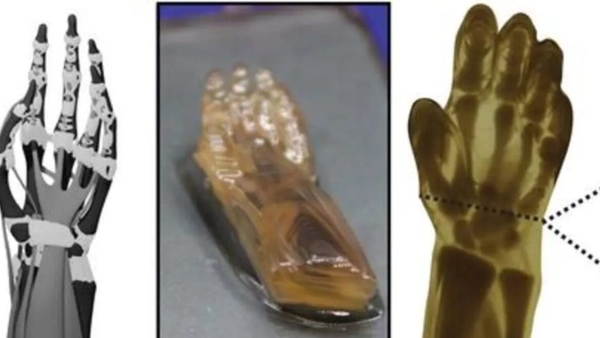 Американські вчені надрукували на 3D-принтері реалістичну людську руку. Схоже, студенти-анатоми тепер не потребуватимуть трупів для навчання