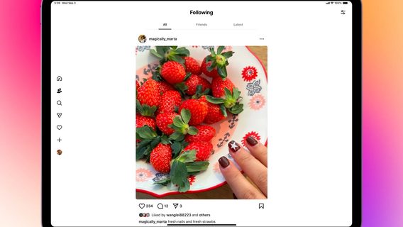 Instagram запустив офіційний застосунок для iPad і зробив Reels стартовим екраном