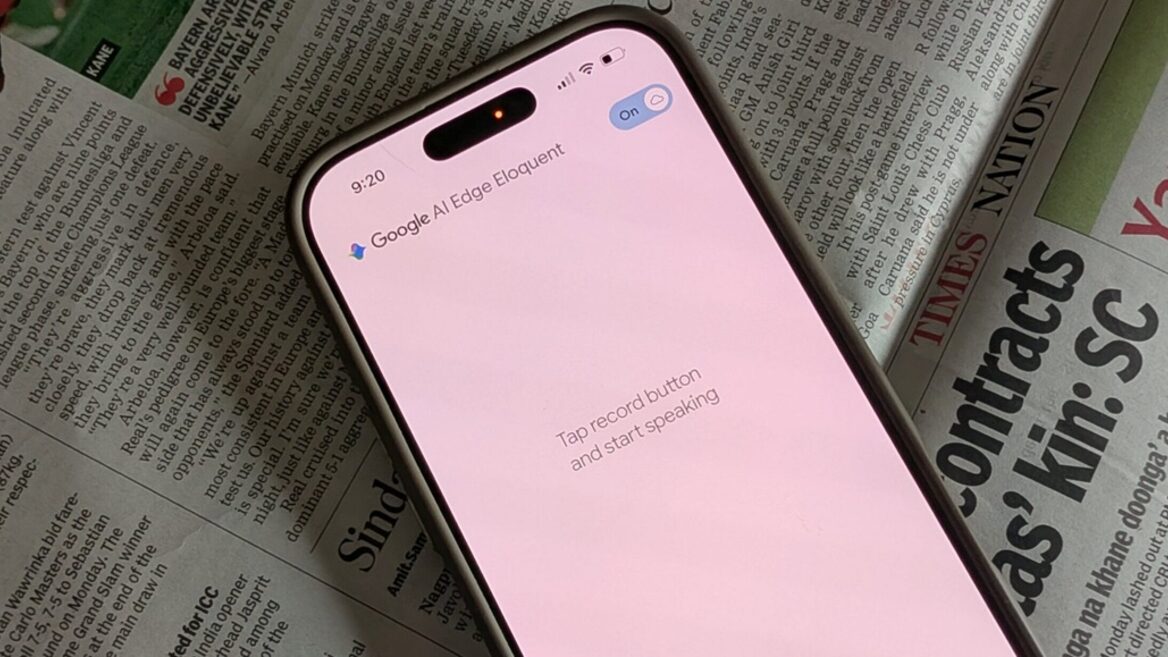 Google запустила офлайн-застосунок для диктування який одразу редагує текст із ШІ