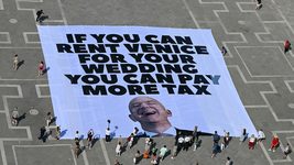 Protests forced Bezos to change plans for a wedding in Venice. What are the activists' claims against the tech billionaire?