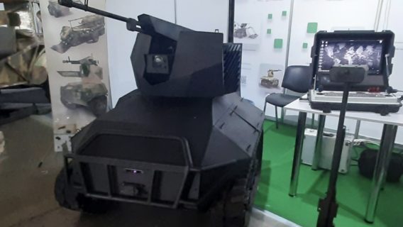 Украинские изобретатели представили прототип роботизированной гусеничной платформы Scorpion 2 с искусственным интеллектом