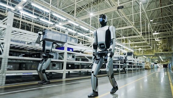 Airbus закупить китайських гуманоїдних роботів для роботи на своїх авіабудівних заводах