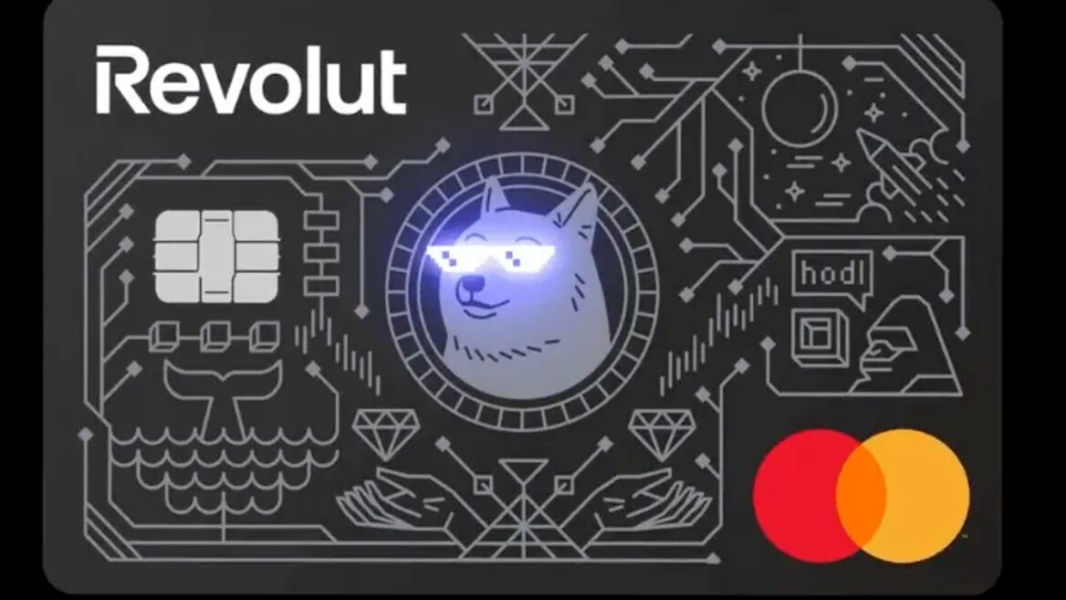 Revolut випустив першу фізичну криптокартку з підтримкою Dogecoin і LED-підсвіткою