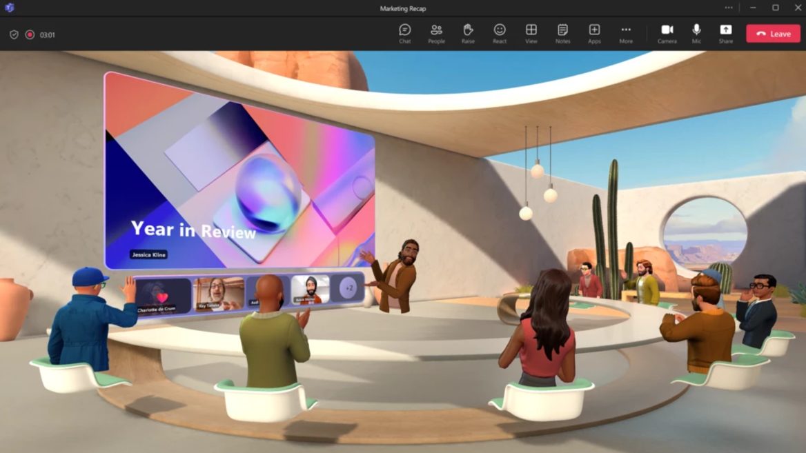 Microsoft запустила платформу Mesh для виртуальных встреч с коллегами
